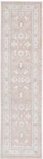 Hand Knotted Serenity Wool Rug - 2' 4" X 9' 8" 2' 4" X 9' 8" (71 X 295) / Peach / Wool