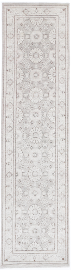 Hand Knotted Serenity Wool Rug - 2' 8" X 11' 2" 2' 8" X 11' 2" (81 X 340) / Grey / Wool