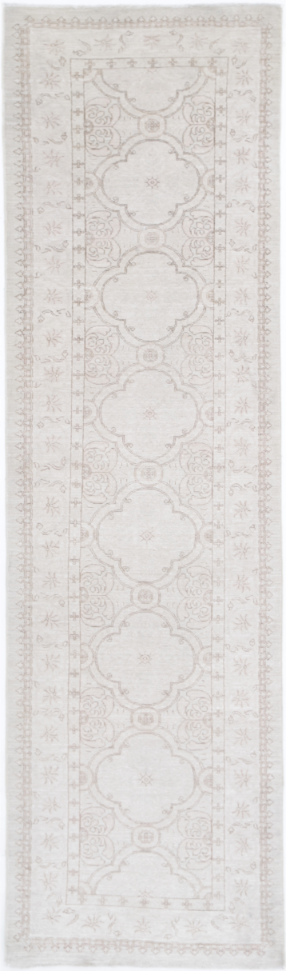 Hand Knotted Serenity Wool Rug - 2' 10" X 10' 10" 2' 10" X 10' 10" (86 X 330) / Ivory / Wool