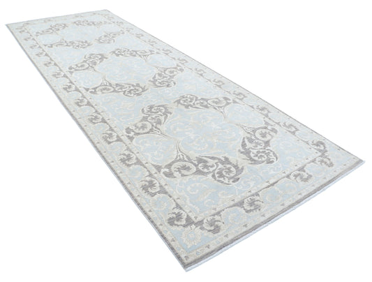 Hand Knotted Fine Serenity Wool Rug - 4'11'' x 13'2''