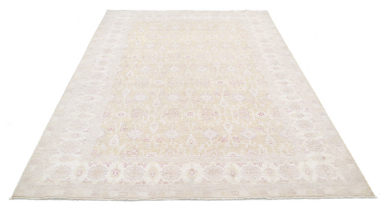 Hand Knotted Serenity Wool Rug - 6' 3" X 8' 9" 6' 3" X 8' 9" (191 X 267) / Ivory / Wool