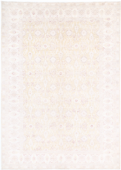 Hand Knotted Serenity Wool Rug - 6' 3" X 8' 9" 6' 3" X 8' 9" (191 X 267) / Ivory / Wool