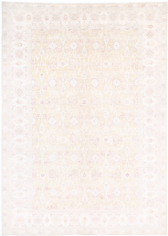 Hand Knotted Serenity Wool Rug - 6' 3" X 8' 9" 6' 3" X 8' 9" (191 X 267) / Ivory / Wool