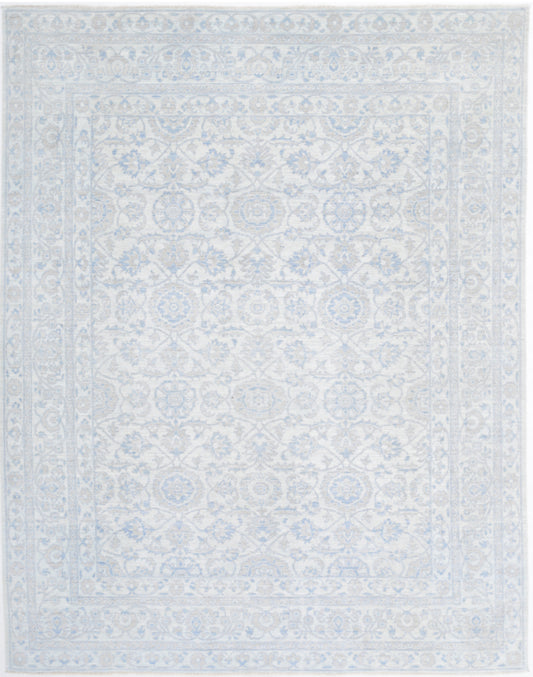 Hand Knotted Serenity Wool Rug - 8' 1" X 10' 2" 8' 1" X 10' 2" (246 X 310) / Grey / Wool