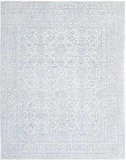 Hand Knotted Serenity Wool Rug - 8' 1" X 10' 2" 8' 1" X 10' 2" (246 X 310) / Grey / Wool