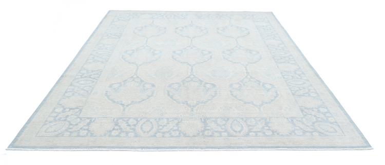 Hand Knotted Serenity Wool Rug - 8' 0" X 9' 8" 8' 0" X 9' 8" (244 X 295) / Grey / Wool