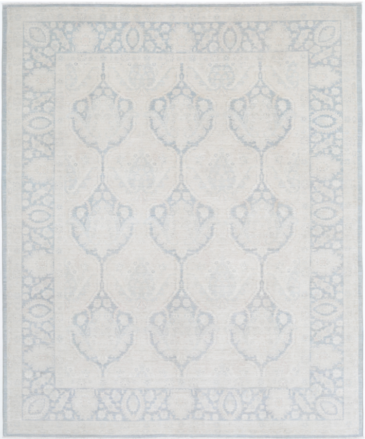 Hand Knotted Serenity Wool Rug - 8' 0" X 9' 8" 8' 0" X 9' 8" (244 X 295) / Grey / Wool