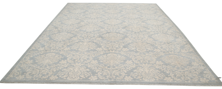 Hand Knotted Artemix Wool Rug - 10' 2" X 13' 2" 10' 2" X 13' 2" (310 X 401) / Grey / Wool