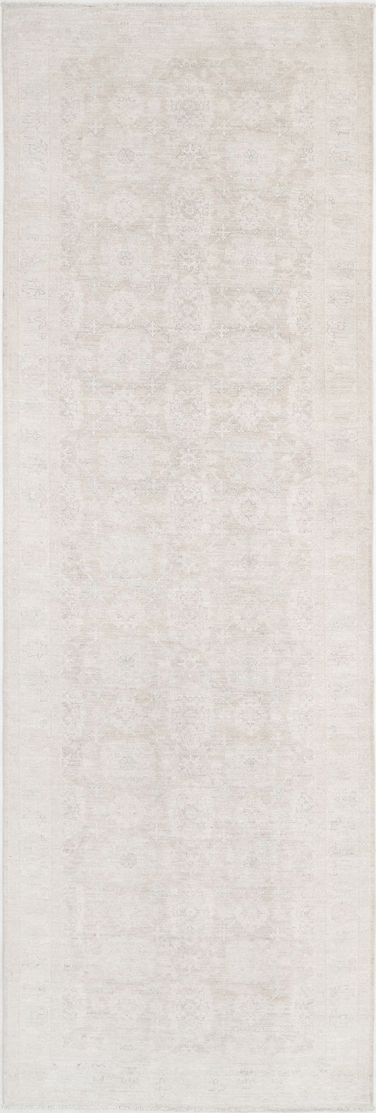 Hand Knotted Fine Serenity Wool Rug - 4'1'' x 12'4''
