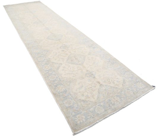 Hand Knotted Fine Serenity Wool Rug - 4'1'' x 15'0''