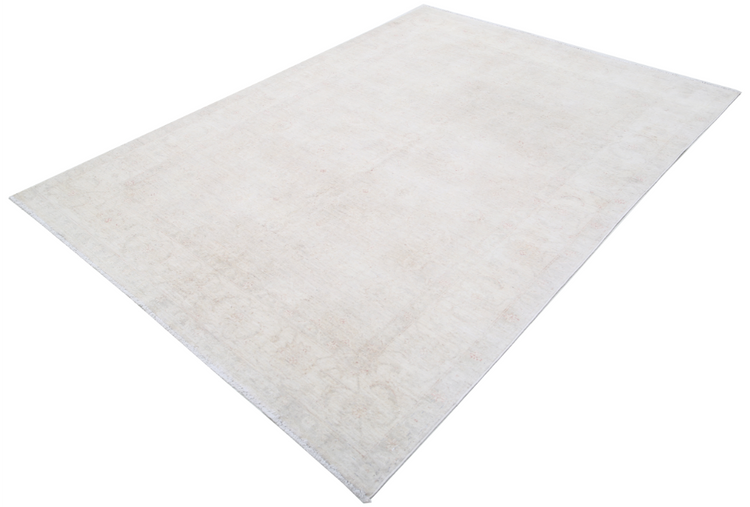 Hand Knotted Serenity Wool Rug - 5' 11" X 8' 4" 5' 11" X 8' 4" (180 X 254) / Ivory / Wool