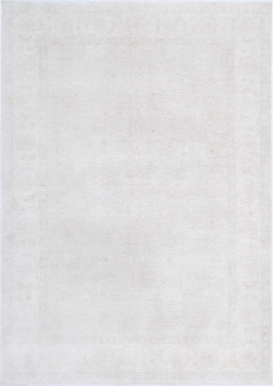 Hand Knotted Serenity Wool Rug - 5' 11" X 8' 4" 5' 11" X 8' 4" (180 X 254) / Ivory / Wool