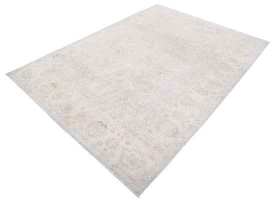 Hand Knotted Serenity Wool Rug - 6' 0" X 8' 4" 6' 0" X 8' 4" (183 X 254) / Grey / Wool