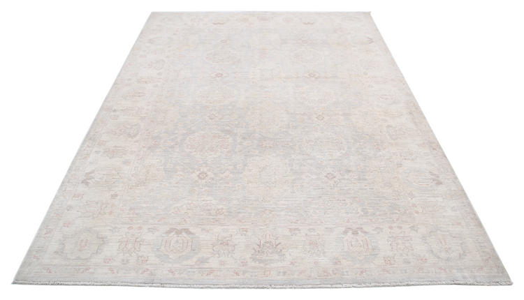 Hand Knotted Serenity Wool Rug - 6' 0" X 8' 4" 6' 0" X 8' 4" (183 X 254) / Grey / Wool