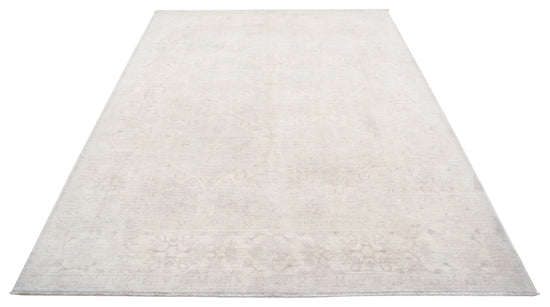 Hand Knotted Serenity Wool Rug - 6' 1" X 7' 11" 6' 1" X 7' 11" (185 X 241) / Ivory / Wool