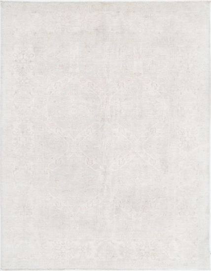 Hand Knotted Serenity Wool Rug - 6' 1" X 7' 11" 6' 1" X 7' 11" (185 X 241) / Ivory / Wool