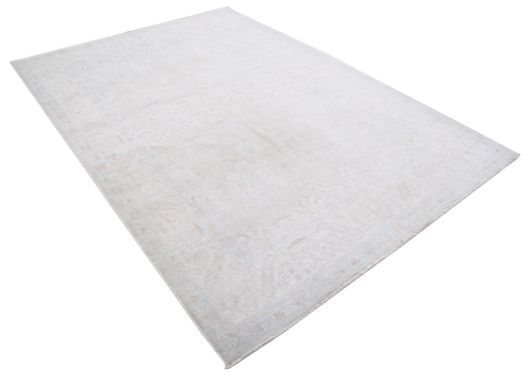 Hand Knotted Serenity Wool Rug - 6' 3" X 8' 11" 6' 3" X 8' 11" (191 X 272) / Taupe / Wool