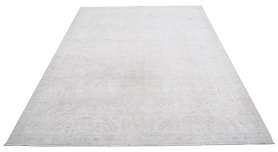 Hand Knotted Serenity Wool Rug - 6' 3" X 8' 11" 6' 3" X 8' 11" (191 X 272) / Taupe / Wool