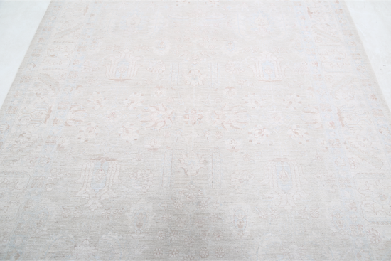 Hand Knotted Serenity Wool Rug - 6' 3" X 8' 11" 6' 3" X 8' 11" (191 X 272) / Taupe / Wool