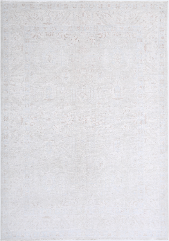 Hand Knotted Serenity Wool Rug - 6' 3" X 8' 11" 6' 3" X 8' 11" (191 X 272) / Taupe / Wool