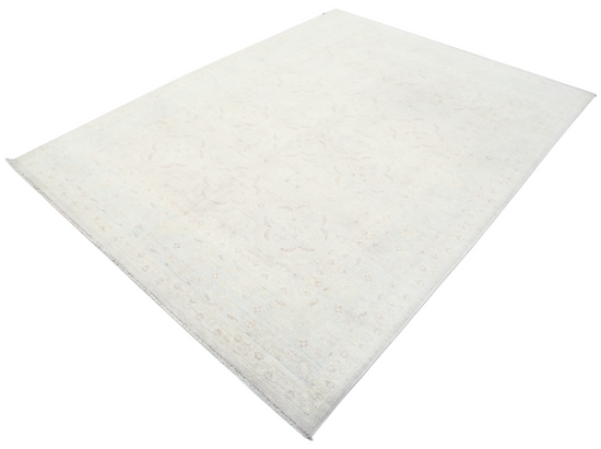 Hand Knotted Serenity Wool Rug - 6' 2" X 8' 3" 6' 2" X 8' 3" (188 X 251) / Ivory / Wool