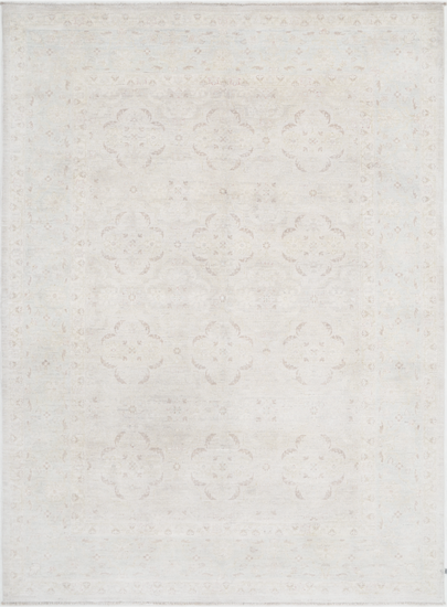 Hand Knotted Serenity Wool Rug - 6' 2" X 8' 3" 6' 2" X 8' 3" (188 X 251) / Ivory / Wool