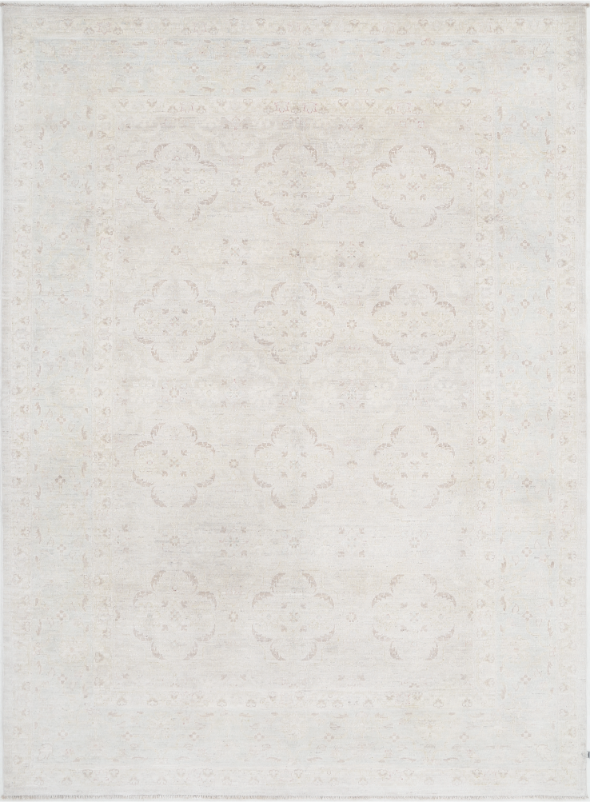 Hand Knotted Serenity Wool Rug - 6' 2" X 8' 3" 6' 2" X 8' 3" (188 X 251) / Ivory / Wool