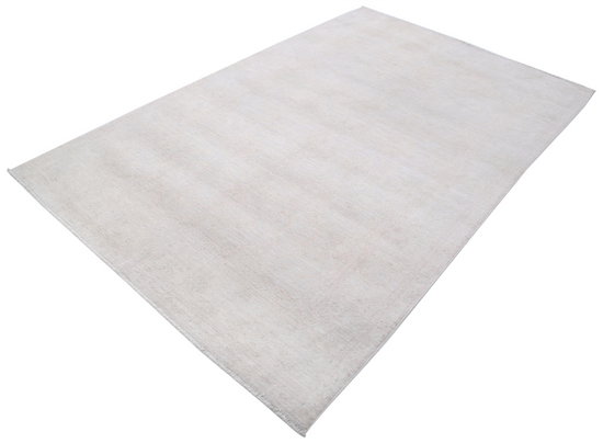 Hand Knotted Serenity Wool Rug - 5' 7" X 8' 9" 5' 7" X 8' 9" (170 X 267) / Ivory / Wool