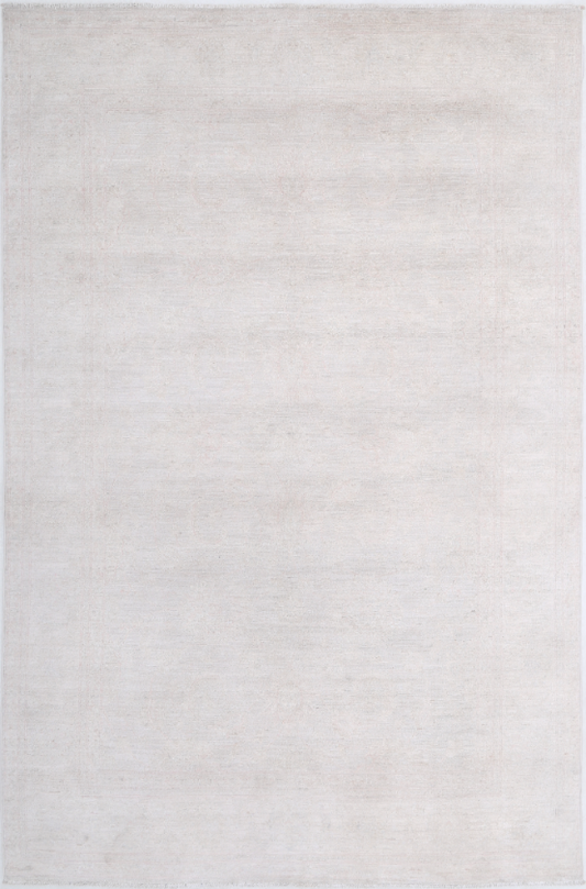 Hand Knotted Serenity Wool Rug - 5' 7" X 8' 9" 5' 7" X 8' 9" (170 X 267) / Ivory / Wool