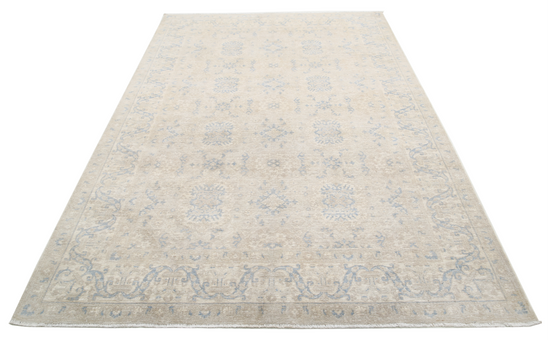 Hand Knotted Serenity Wool Rug - 5' 8" X 8' 9" 5' 8" X 8' 9" (173 X 267) / Ivory / Wool