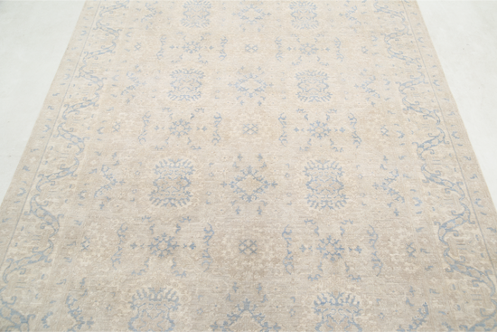 Hand Knotted Serenity Wool Rug - 5' 8" X 8' 9" 5' 8" X 8' 9" (173 X 267) / Ivory / Wool