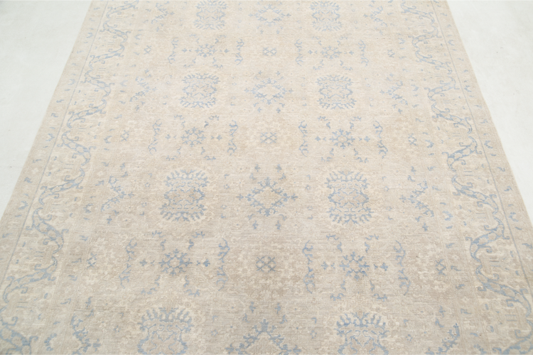 Hand Knotted Serenity Wool Rug - 5' 8" X 8' 9" 5' 8" X 8' 9" (173 X 267) / Ivory / Wool