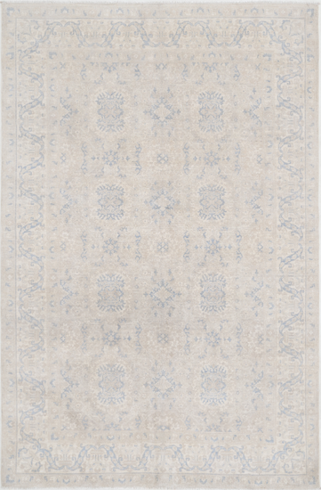 Hand Knotted Serenity Wool Rug - 5' 8" X 8' 9" 5' 8" X 8' 9" (173 X 267) / Ivory / Wool