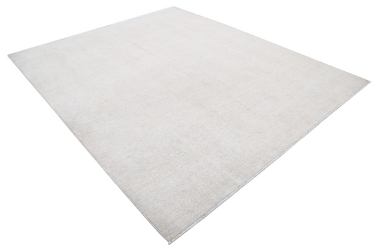 Hand Knotted Serenity Wool Rug - 8' 2" X 9' 6" 8' 2" X 9' 6" (249 X 290) / Ivory / Wool