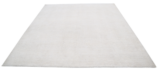 Hand Knotted Serenity Wool Rug - 8' 2" X 9' 6" 8' 2" X 9' 6" (249 X 290) / Ivory / Wool