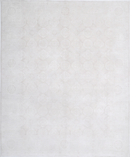 Hand Knotted Serenity Wool Rug - 8' 1" X 9' 8" 8' 1" X 9' 8" (246 X 295) / Brown / Wool