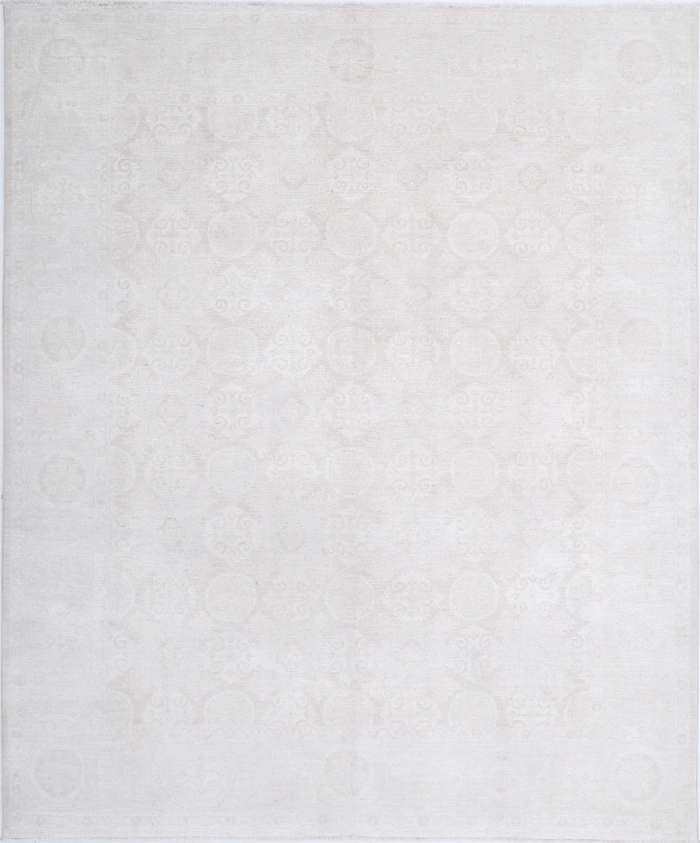 Hand Knotted Serenity Wool Rug - 8' 1" X 9' 8" 8' 1" X 9' 8" (246 X 295) / Brown / Wool