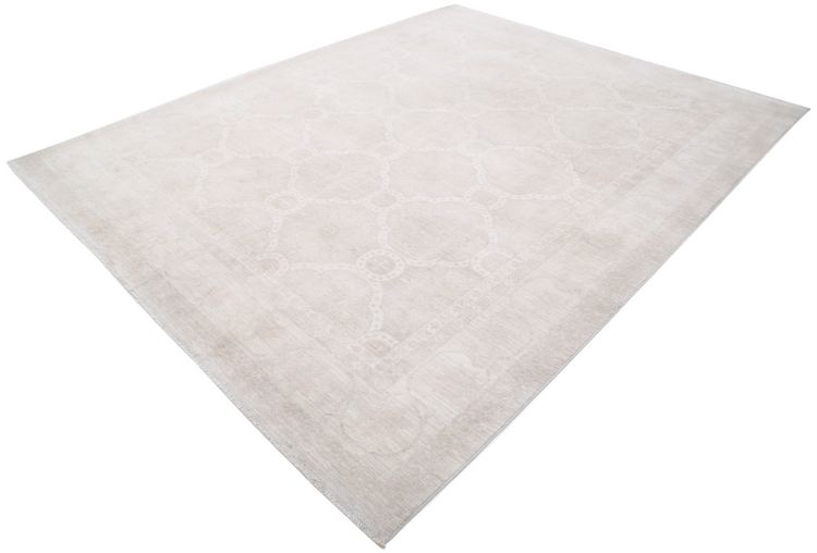 Hand Knotted Serenity Wool Rug - 8' 0" X 10' 0" 8' 0" X 10' 0" (244 X 305) / Grey / Wool