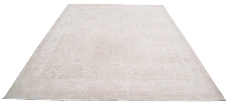 Hand Knotted Serenity Wool Rug - 8' 0" X 10' 0" 8' 0" X 10' 0" (244 X 305) / Grey / Wool