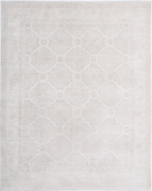 Hand Knotted Serenity Wool Rug - 8' 0" X 10' 0" 8' 0" X 10' 0" (244 X 305) / Grey / Wool