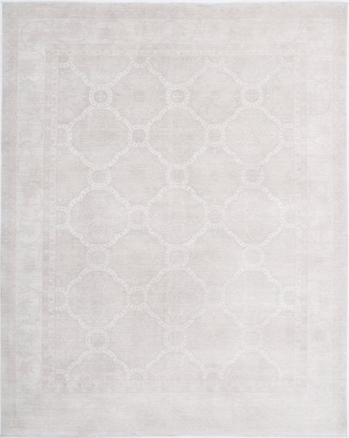 Hand Knotted Serenity Wool Rug - 8' 0" X 10' 0" 8' 0" X 10' 0" (244 X 305) / Grey / Wool