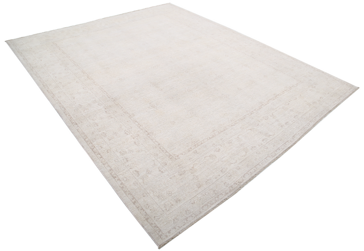 Hand Knotted Serenity Wool Rug - 8' 1" X 9' 10" 8' 1" X 9' 10" (246 X 300) / Ivory / Wool