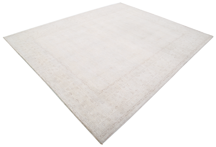 Hand Knotted Serenity Wool Rug - 8' 1" X 9' 10" 8' 1" X 9' 10" (246 X 300) / Ivory / Wool