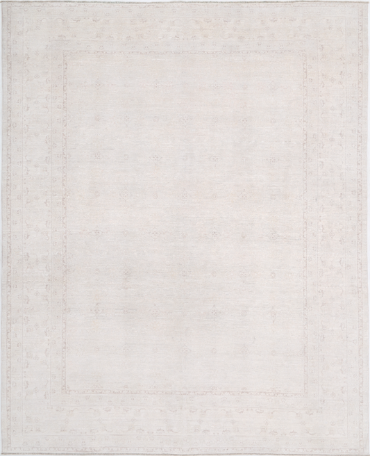 Hand Knotted Serenity Wool Rug - 8' 1" X 9' 10" 8' 1" X 9' 10" (246 X 300) / Ivory / Wool