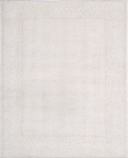 Hand Knotted Serenity Wool Rug - 8' 1" X 9' 10" 8' 1" X 9' 10" (246 X 300) / Ivory / Wool