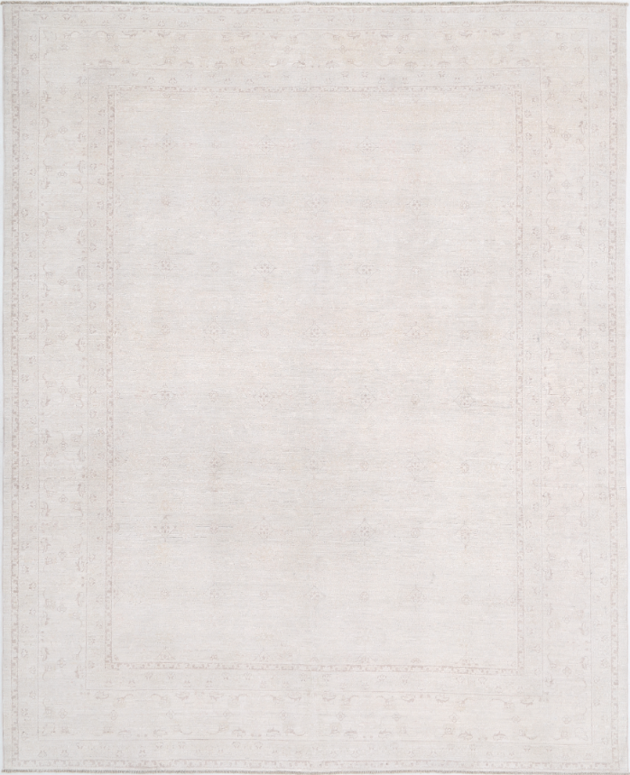 Hand Knotted Serenity Wool Rug - 8' 1" X 9' 10" 8' 1" X 9' 10" (246 X 300) / Ivory / Wool