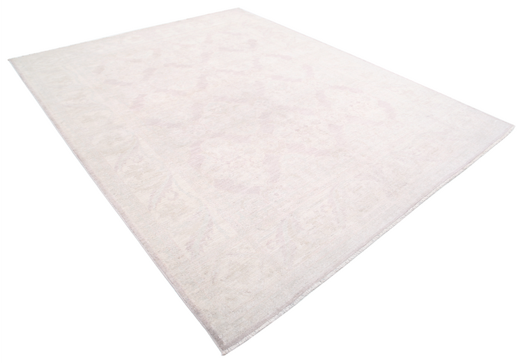 Hand Knotted Serenity Wool Rug - 8' 1" X 10' 2" 8' 1" X 10' 2" (246 X 310) / Ivory / Wool