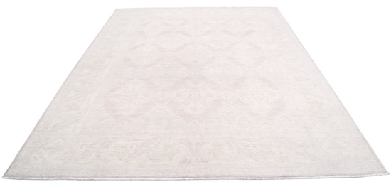 Hand Knotted Serenity Wool Rug - 8' 1" X 10' 2" 8' 1" X 10' 2" (246 X 310) / Ivory / Wool