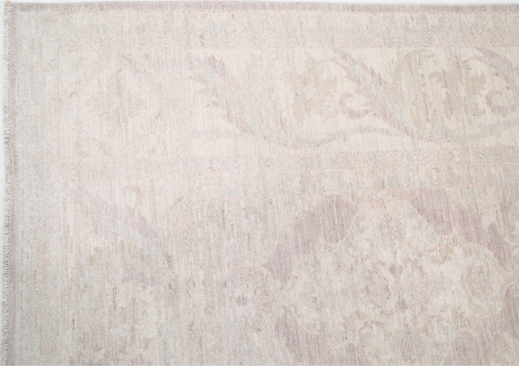 Hand Knotted Serenity Wool Rug - 8' 1" X 10' 2" 8' 1" X 10' 2" (246 X 310) / Ivory / Wool