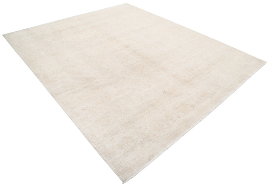 Hand Knotted Serenity Wool Rug - 8' 0" X 9' 6" 8' 0" X 9' 6" (244 X 290) / Ivory / Wool